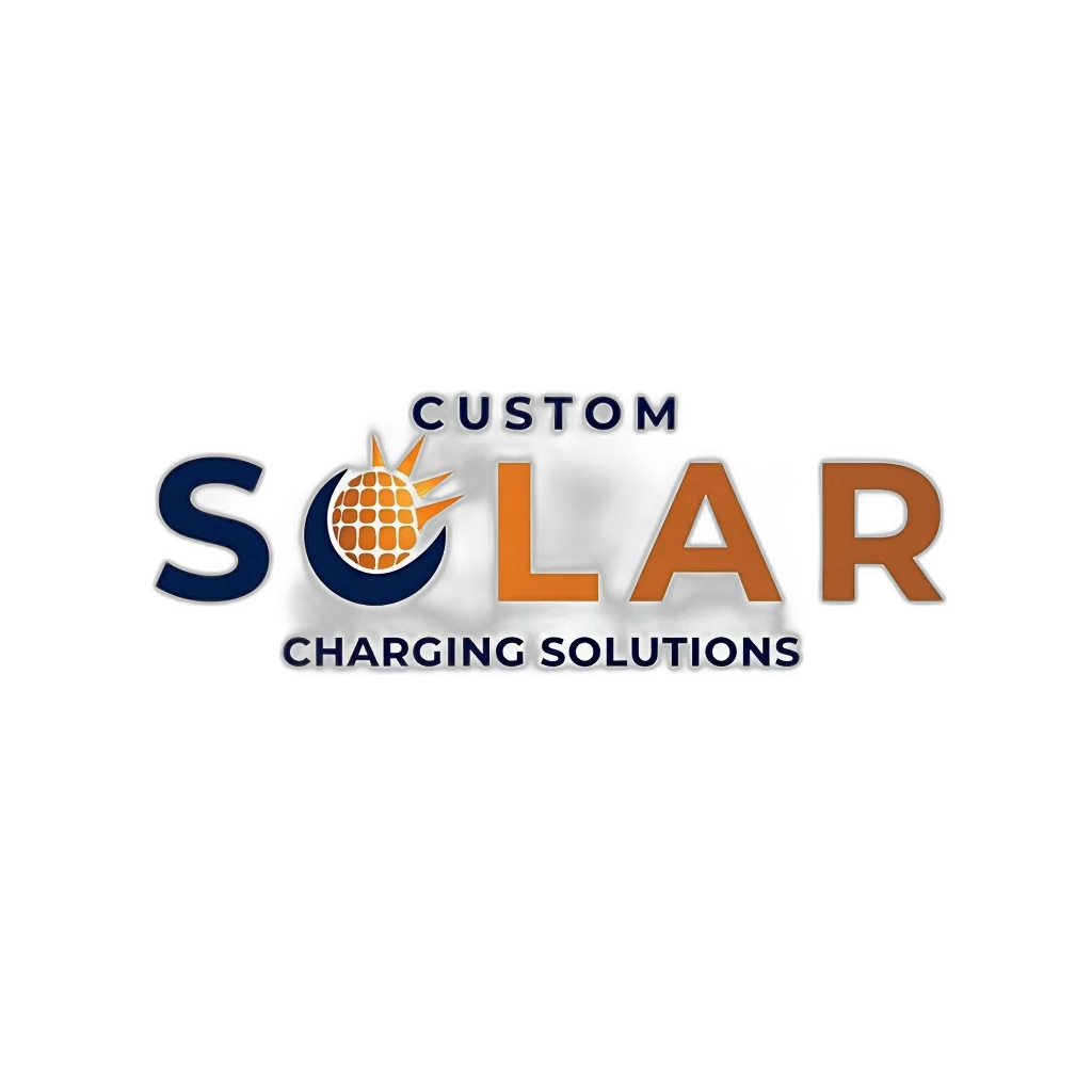 white, background, text, custom, solar, charging, solutions, blue transparent PNG cut-out