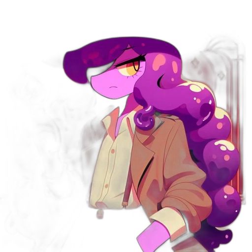 staff, jacket, creature, hat, concept art, pixel art, watercolor, fantasy art transparent PNG cut-out