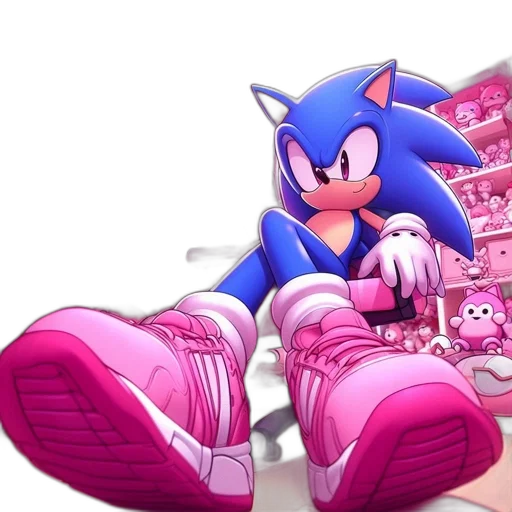 shoes, concept art, vaporwave, 3d render, pixel art, inside, pink-colored, room transparent PNG cut-out