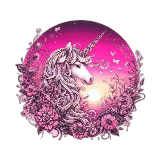 fantasy art, vaporwave, watercolor, anime, pastel, illustration, features, majestic transparent PNG cut-out