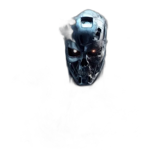 mask, robot, face, jewelry, concept art, 3d render, cyberpunk, comic book art transparent PNG cut-out
