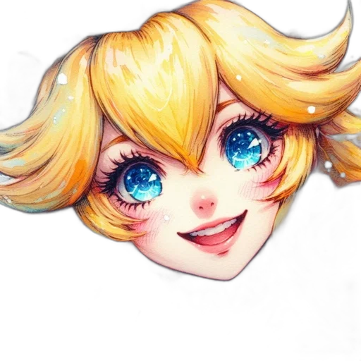 face, mask, crown, staff, watercolor, anime, concept art, photorealistic transparent PNG cut-out