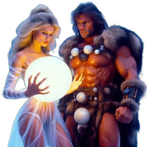 jewelry, fantasy art, concept art, comic book art, 3d render, fire, snow, night transparent PNG cut-out