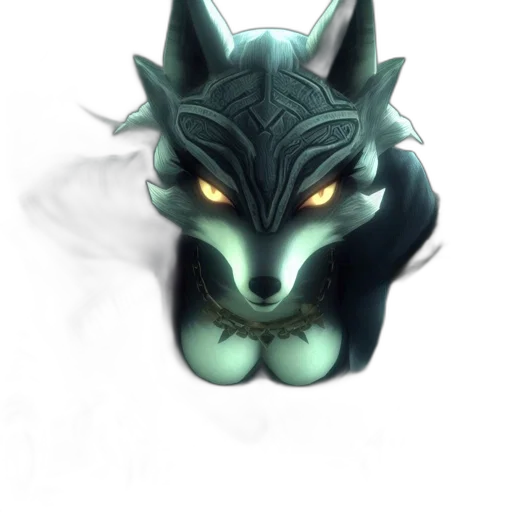 mask, dragon, staff, creature, fantasy art, concept art, 3d render, watercolor transparent PNG cut-out