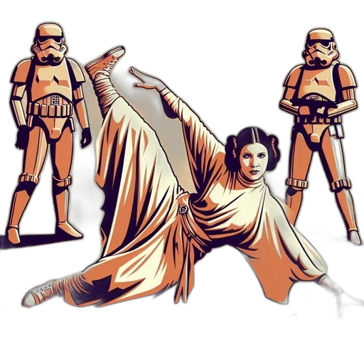 dress, concept art, comic book art, pixel art, fantasy art, fire, outer space, illustration transparent PNG cut-out