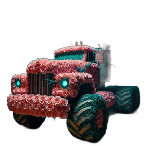 car, robot, weapon, food, 3d render, concept art, pixel art, photorealistic transparent PNG cut-out