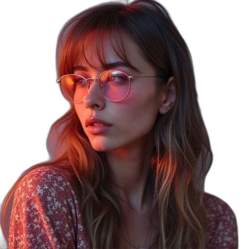 face, jewelry, jacket, hat, photorealistic, anime, vaporwave, oil painting transparent PNG cut-out