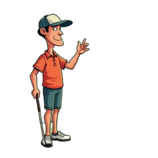 staff, cartoon, concept art, 3d render transparent PNG cut-out