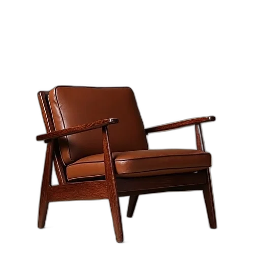 furniture, 3d render, photorealistic, rosewood transparent PNG cut-out