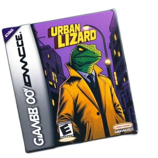 comic book art, concept art, pixel art, cyberpunk, game, boy, advance, title transparent PNG cut-out