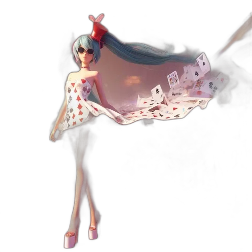 dress, robot, crown, umbrella, concept art, 3d render, fantasy art, cartoon transparent PNG cut-out