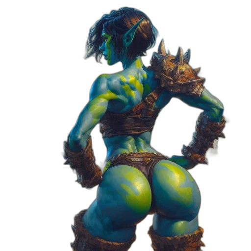 staff, concept art, fantasy art, pixel art, comic book art, green, blue, anthropomorphic transparent PNG cut-out