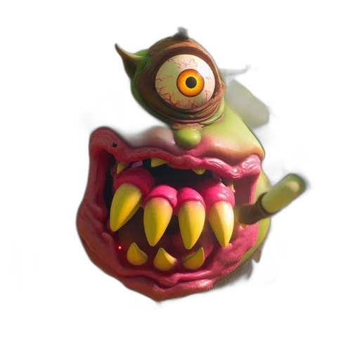 creature, mask, face, staff, 3d render, concept art, photorealistic, fantasy art transparent PNG cut-out