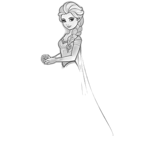 dress, staff, crown, jewelry transparent PNG cut-out