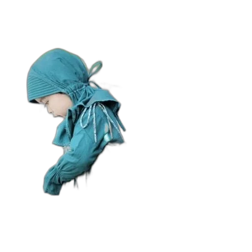 jacket, mask, umbrella, staff, 3d render, concept art, photorealistic, blue transparent PNG cut-out
