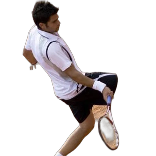 staff, shoes, photorealistic, man, white, shirt, black, shorts transparent PNG cut-out
