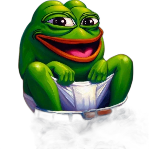 food, creature, face, animal, photorealistic, concept art, frog, blue transparent PNG cut-out