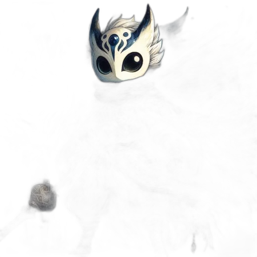 mask, dragon, creature, animal, concept art, fantasy art, 3d render, pixel art transparent PNG cut-out