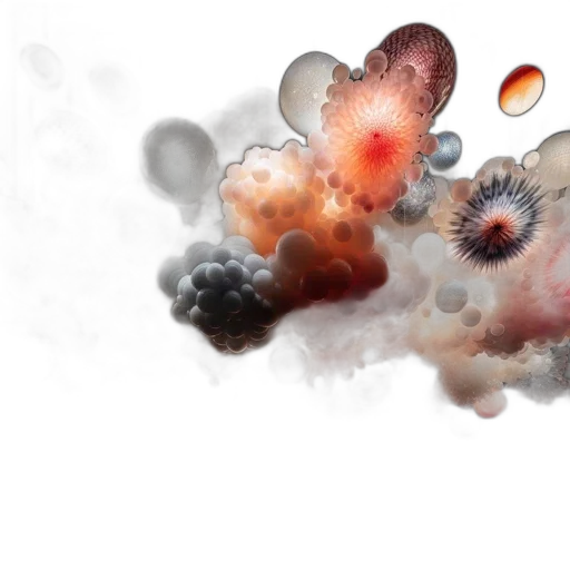 hair, photorealistic, concept art, 3d render, watercolor, outer space, fire, immersive transparent PNG cut-out