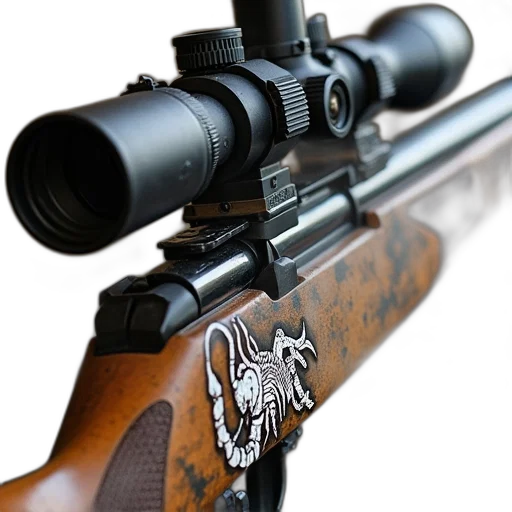 weapon, photorealistic, 3d render, scorpion transparent PNG cut-out