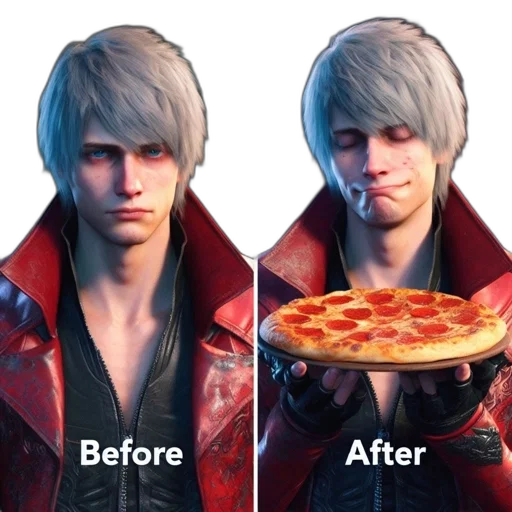 jacket, food, face, 3d render, concept art, photorealistic, anime, red transparent PNG cut-out