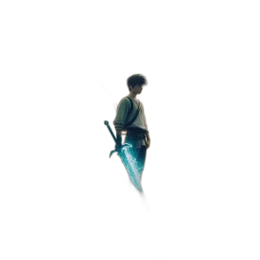 sword, umbrella, staff, weapon, pixel art, 3d render, vaporwave, concept art transparent PNG cut-out