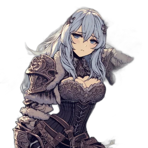sword, weapon, dress, dragon, fantasy art, concept art, anime, pixel art transparent PNG cut-out