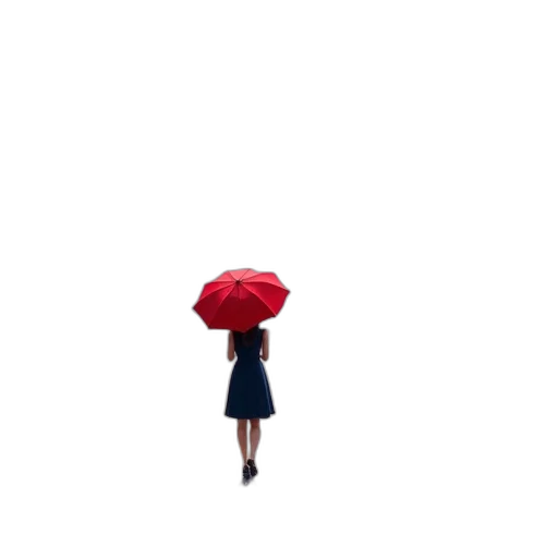 umbrella, dress, hat, jacket transparent PNG cut-out