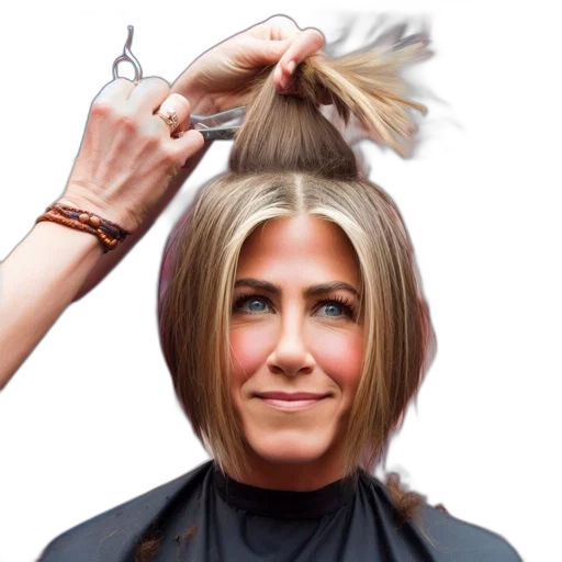 hair, staff, crown, photorealistic, woman, shoulder-length, blonde, visits transparent PNG cut-out