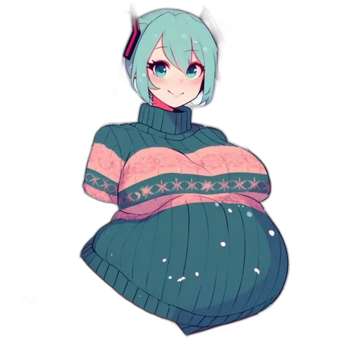 dress, robot, creature, staff, pixel art, concept art, anime, vaporwave transparent PNG cut-out
