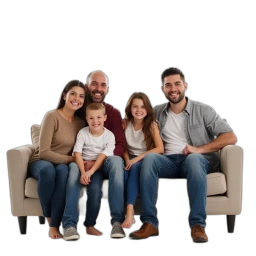 furniture, hair, staff, face transparent PNG cut-out