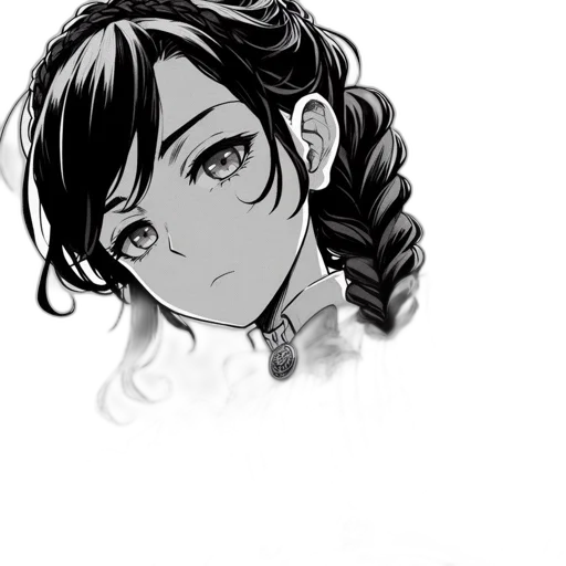 crown, face, staff, weapon, anime, comic book art, cartoon, concept art transparent PNG cut-out