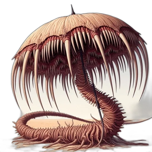 hair, creature, hat, animal, concept art, 3d render, fantasy art, watercolor transparent PNG cut-out