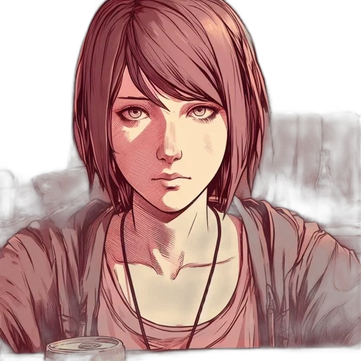 face, photorealistic, concept art, watercolor, pixel art, neon lights, red, dark transparent PNG cut-out