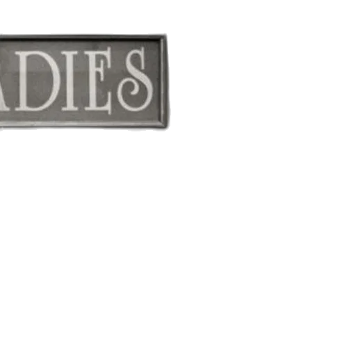 bathroom, two, signs, one, labeled, ladies, other, men transparent PNG cut-out