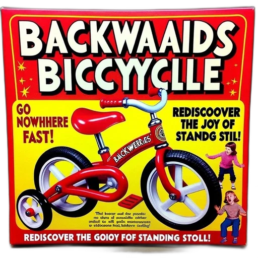 image, shows, boxed, product, backwards, bicycle, red, yellow transparent PNG cut-out