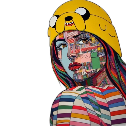 mask, face, hat, jacket, cartoon, photorealistic, anime, comic book art transparent PNG cut-out