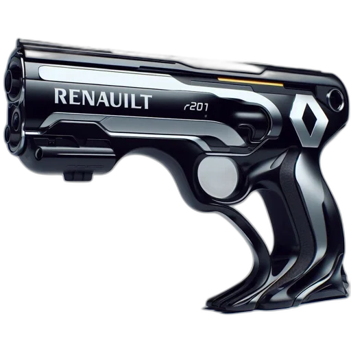weapon, robot, 3d render, concept art, photorealistic, black, silver, futuristic transparent PNG cut-out