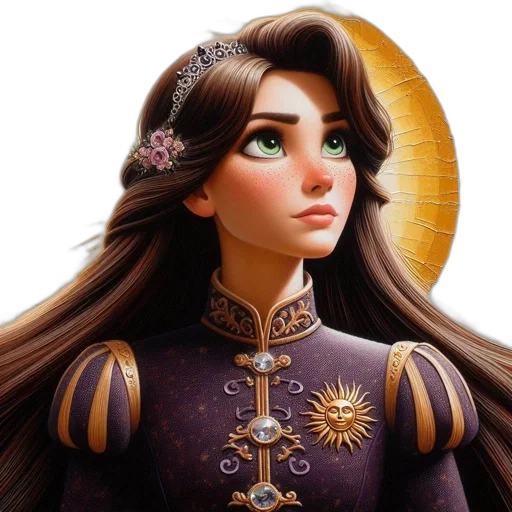 crown, jewelry, fantasy art, concept art, photorealistic, 3d render, golden, regal transparent PNG cut-out