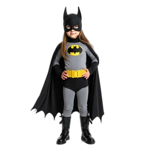 3d render, concept art, young, girl, standing, white, background, wearing transparent PNG cut-out