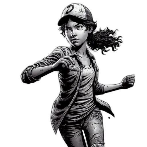 jacket, comic book art, concept art, cartoon, fantasy art, illustrated, figure, represents transparent PNG cut-out