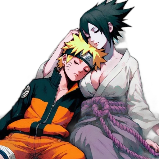 pixel art, anime, comic book art, concept art, monochrome, two, cartoonish, characters transparent PNG cut-out