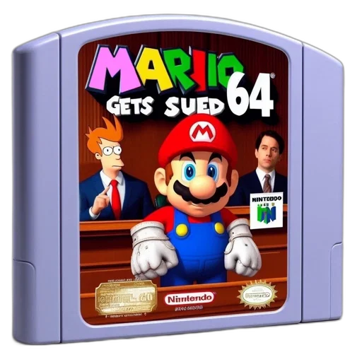 3d render, pixel art, concept art, creative, parody, nintendo, game, cartridge transparent PNG cut-out