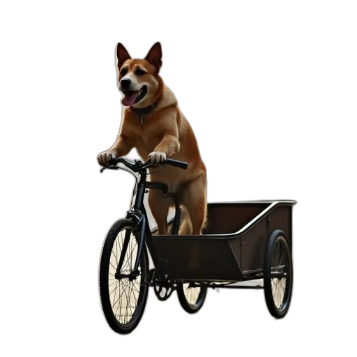 animal, car, staff, photorealistic transparent PNG cut-out