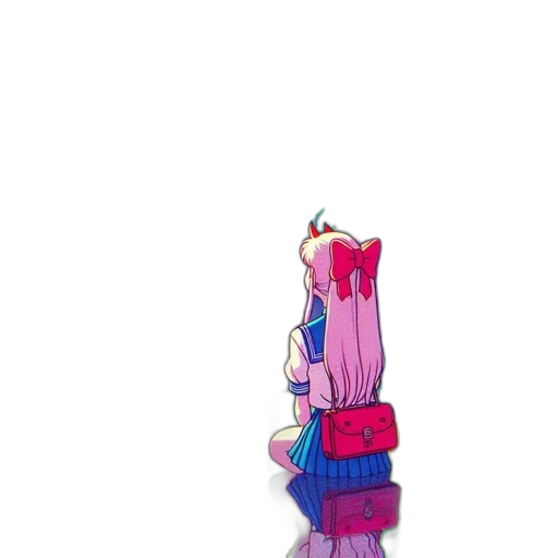 dress, bottle, jacket, umbrella, anime, concept art, pixel art, cartoon transparent PNG cut-out