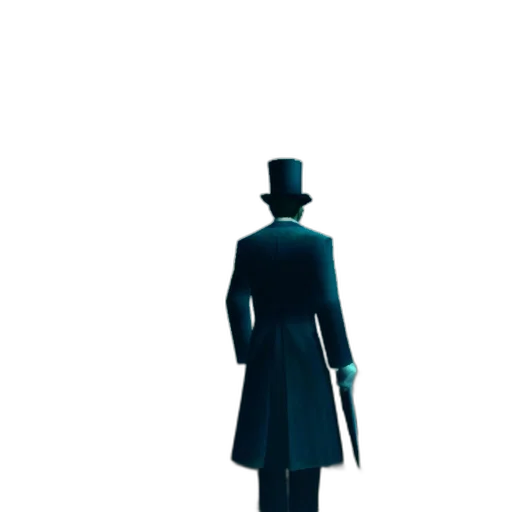 hat, staff, umbrella, robot, concept art, 3d render, pixel art, comic book art transparent PNG cut-out
