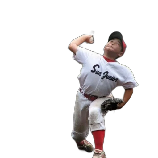 creature, animal, 3d render, photorealistic, young, baseball, player, wearing transparent PNG cut-out