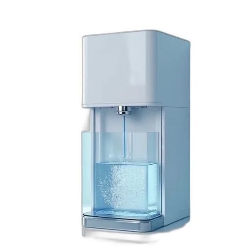 bottle, 3d render, water, purificater, has, external, dispenser transparent PNG cut-out