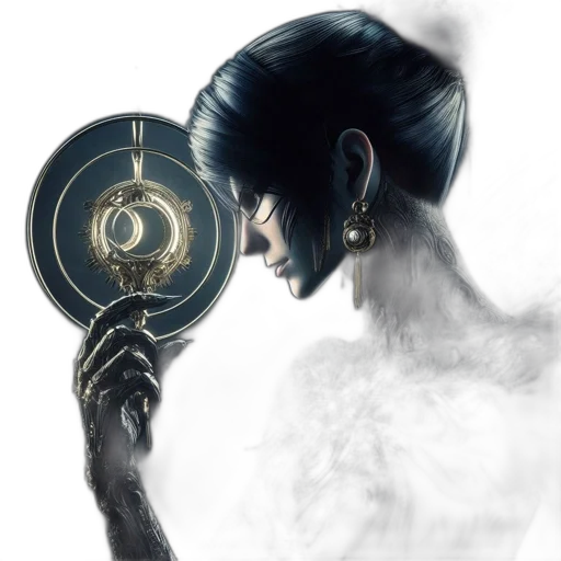 mask, jewelry, face, staff, concept art, fantasy art, cyberpunk, comic book art transparent PNG cut-out