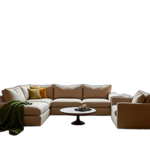 furniture, 3d render, photorealistic, concept art, earth tones, golden, dark, monochrome transparent PNG cut-out